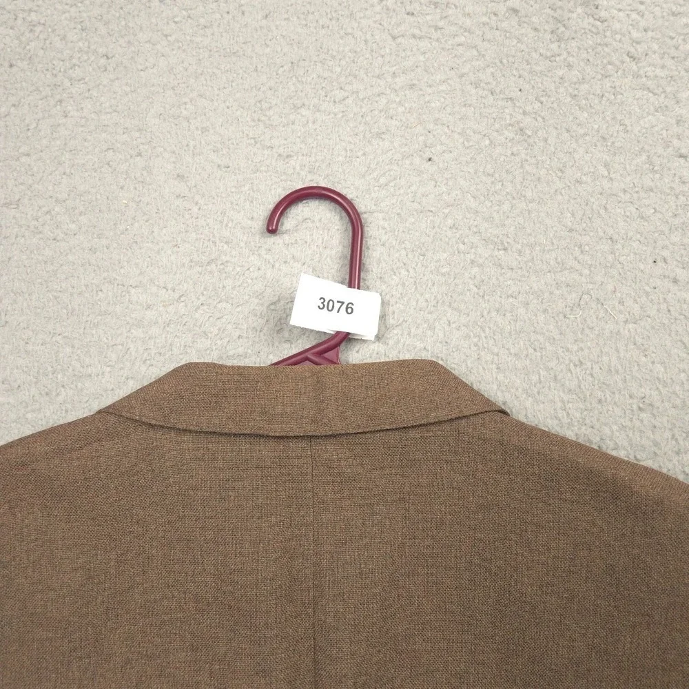 Vtg Levis Action Suit Blazer Jacket Mens 44R Brown STA-Prest Wool